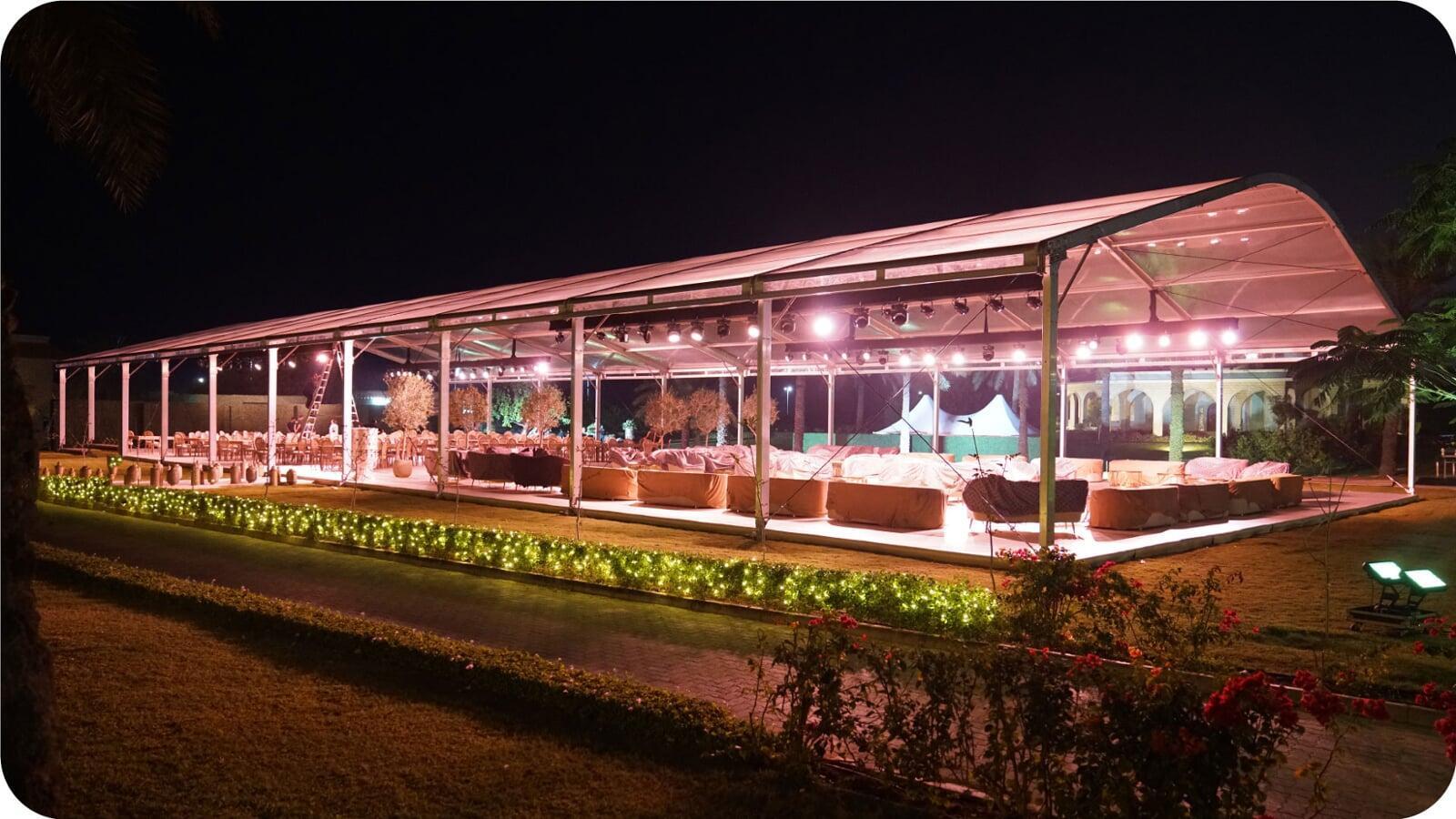 Arch Tent Exterior 