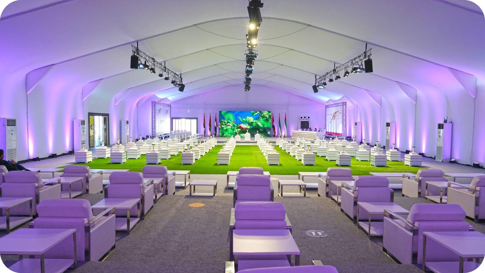 Arch Tent Interior 