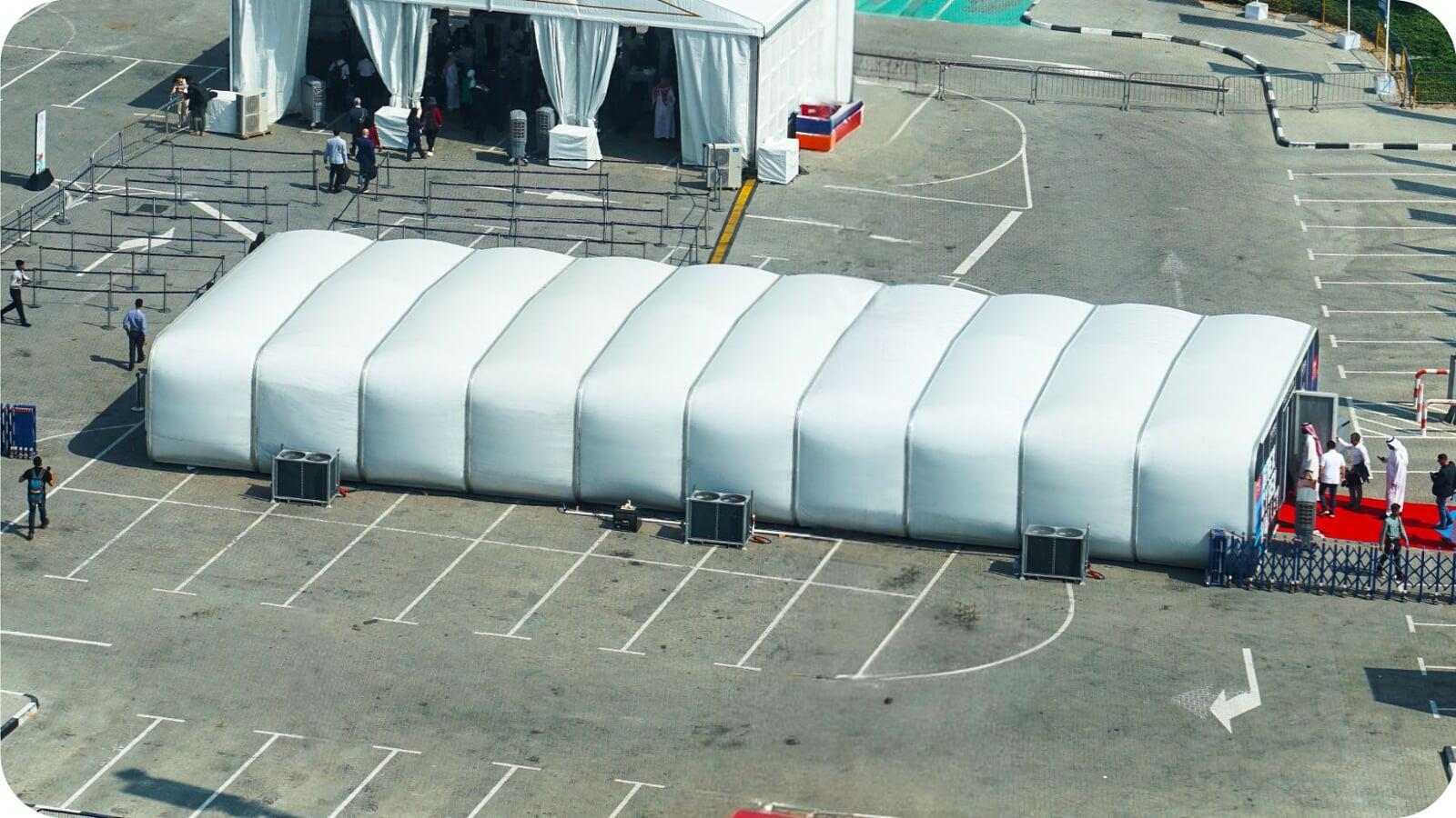 Capsule Tent Exterior 