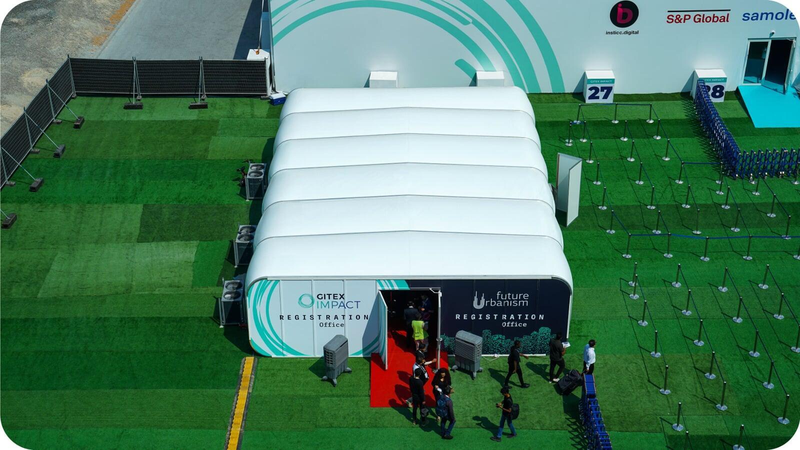 Capsule Tent Exterior 