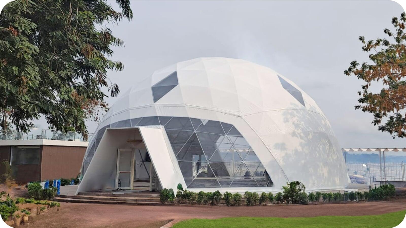 Geodesic Tent Exterior 