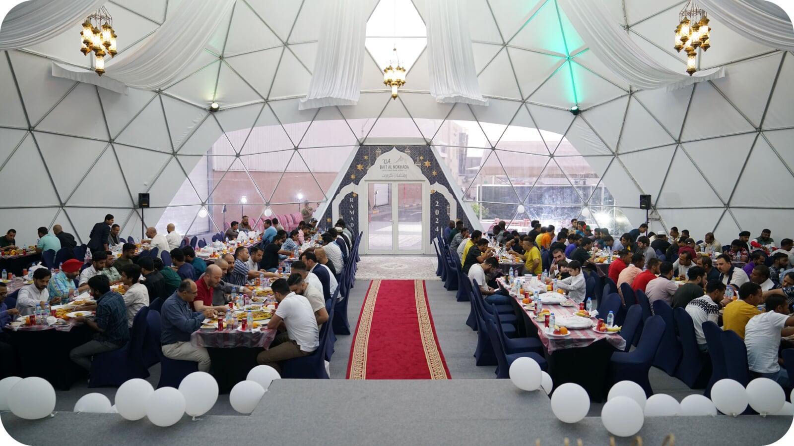 Geodesic Tent Interior 