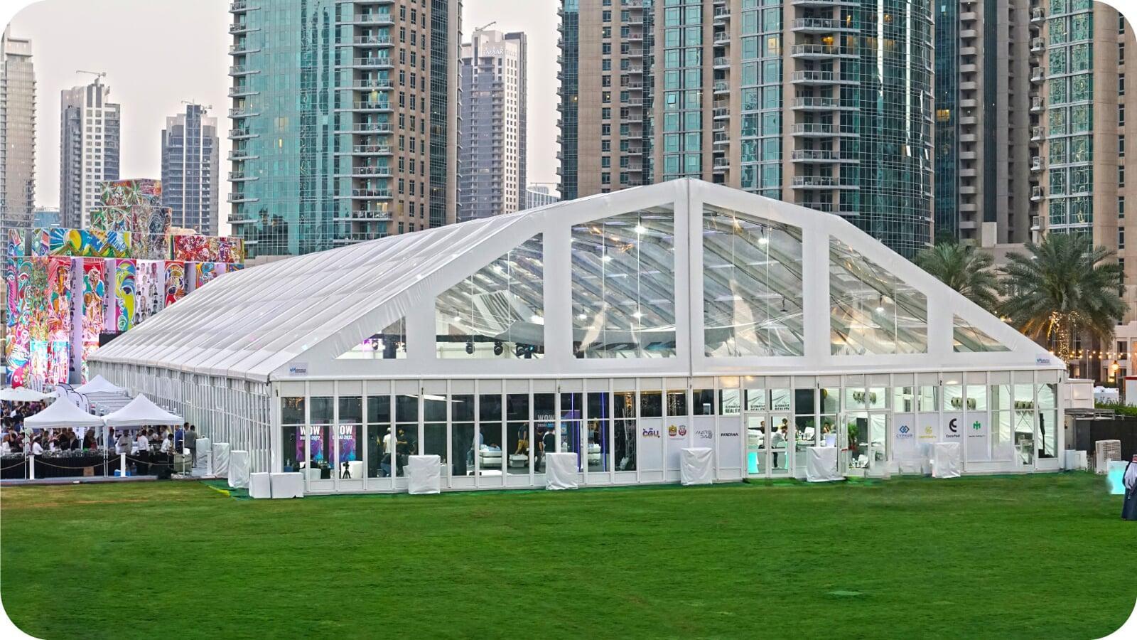 Polygon Tent Exterior 