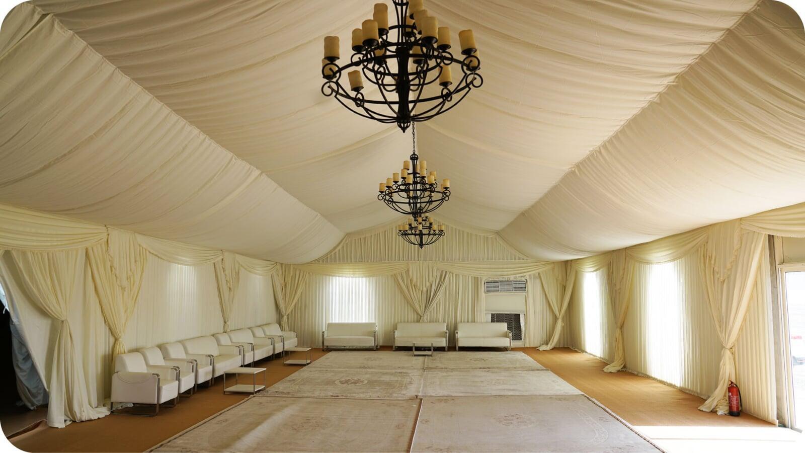 Pyramid Tent Interior 