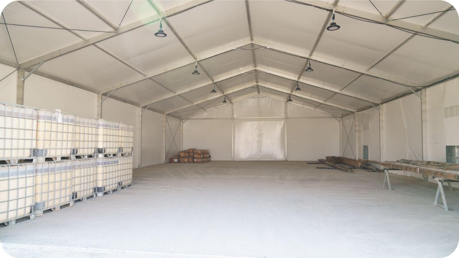 Pyramid Tent Interior 