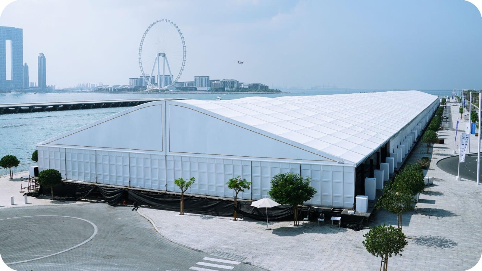 Royal Arch Tent Exterior 
