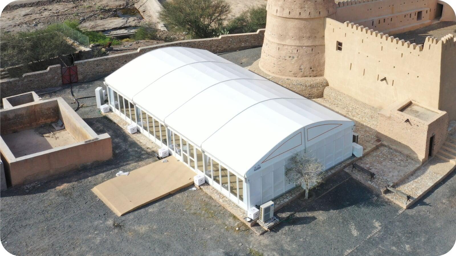 Royal Arch Tent Exterior 
