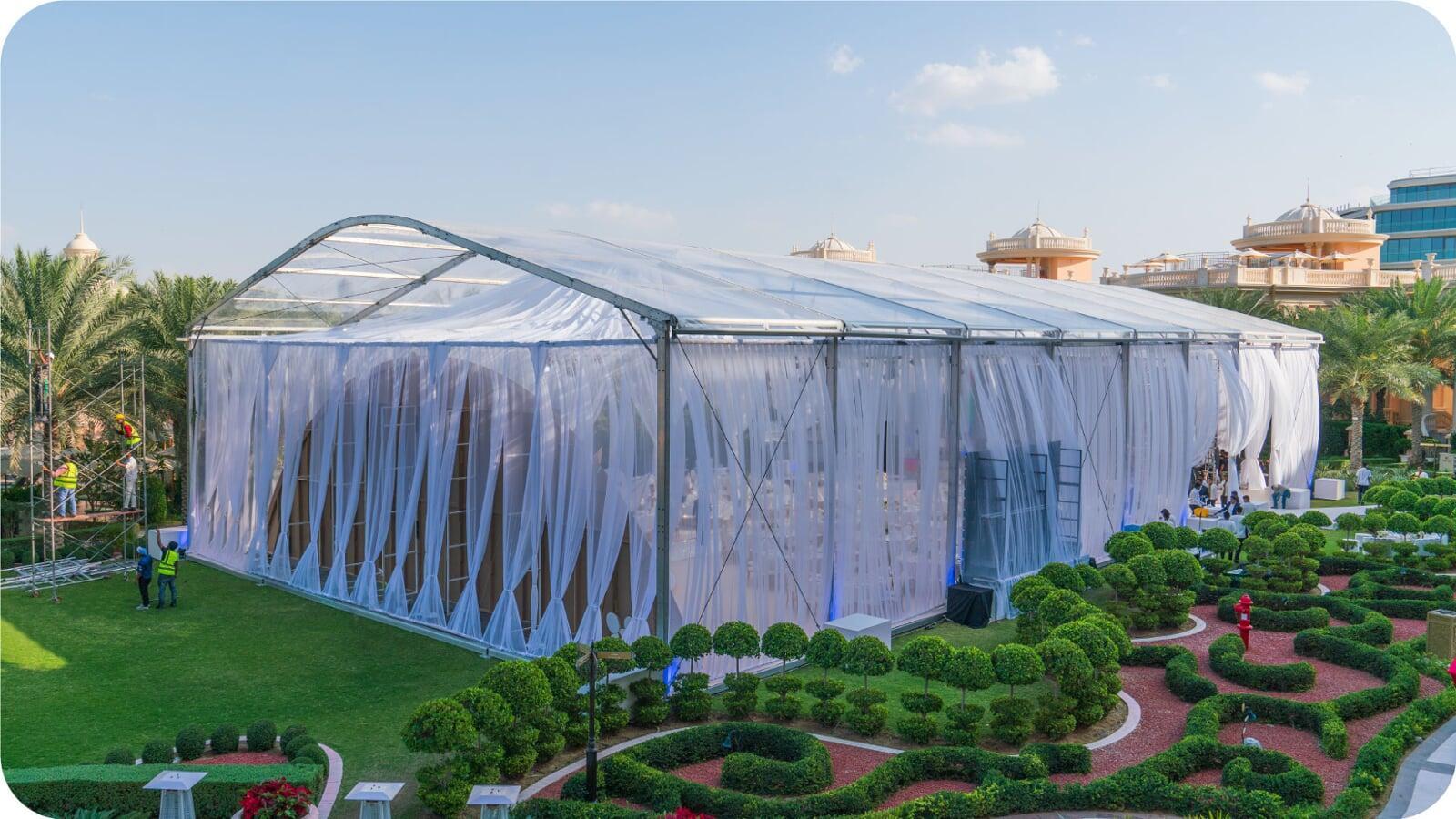 Royal Arch Tent Exterior