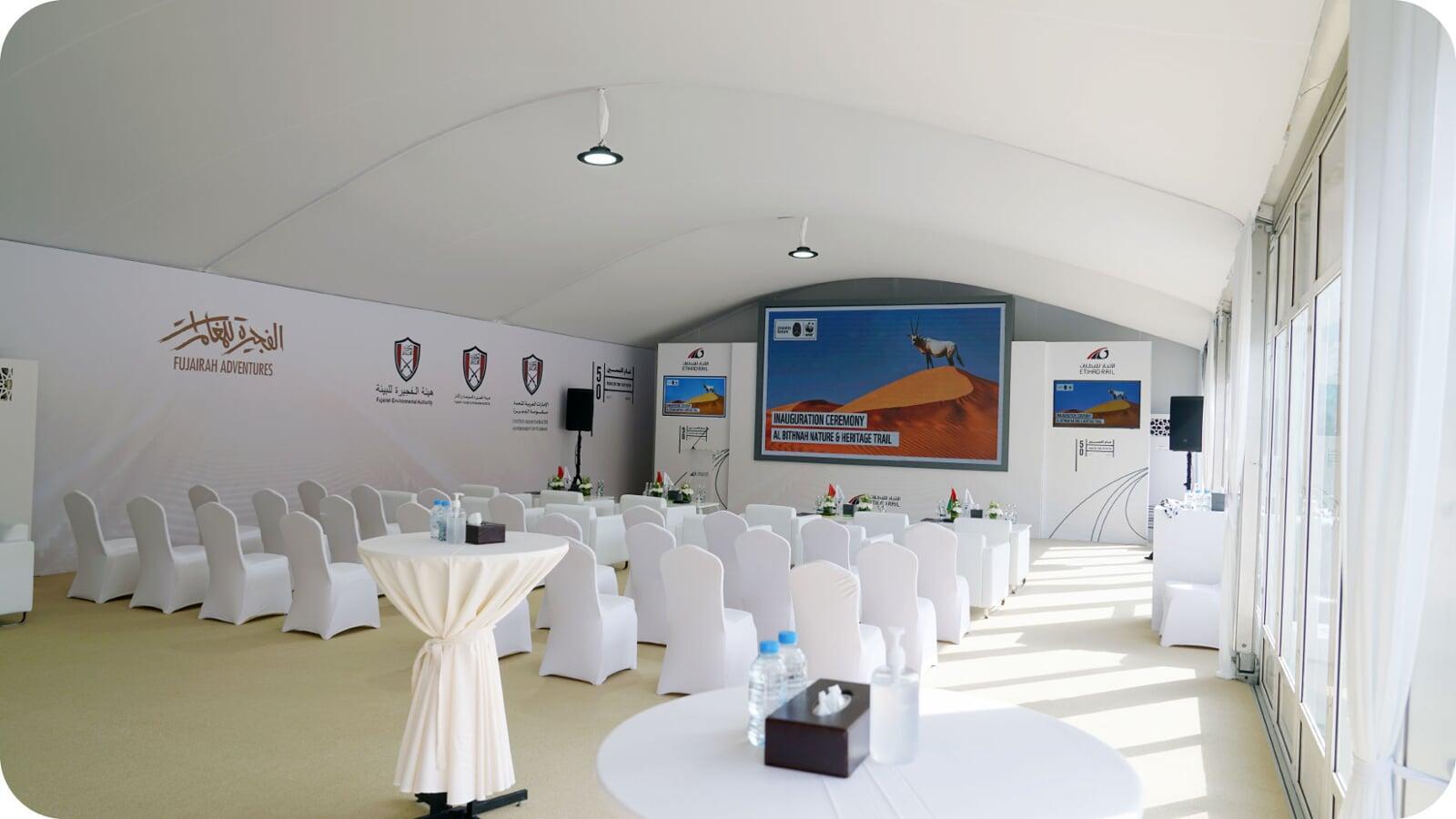 Royal Arch Tent Interior