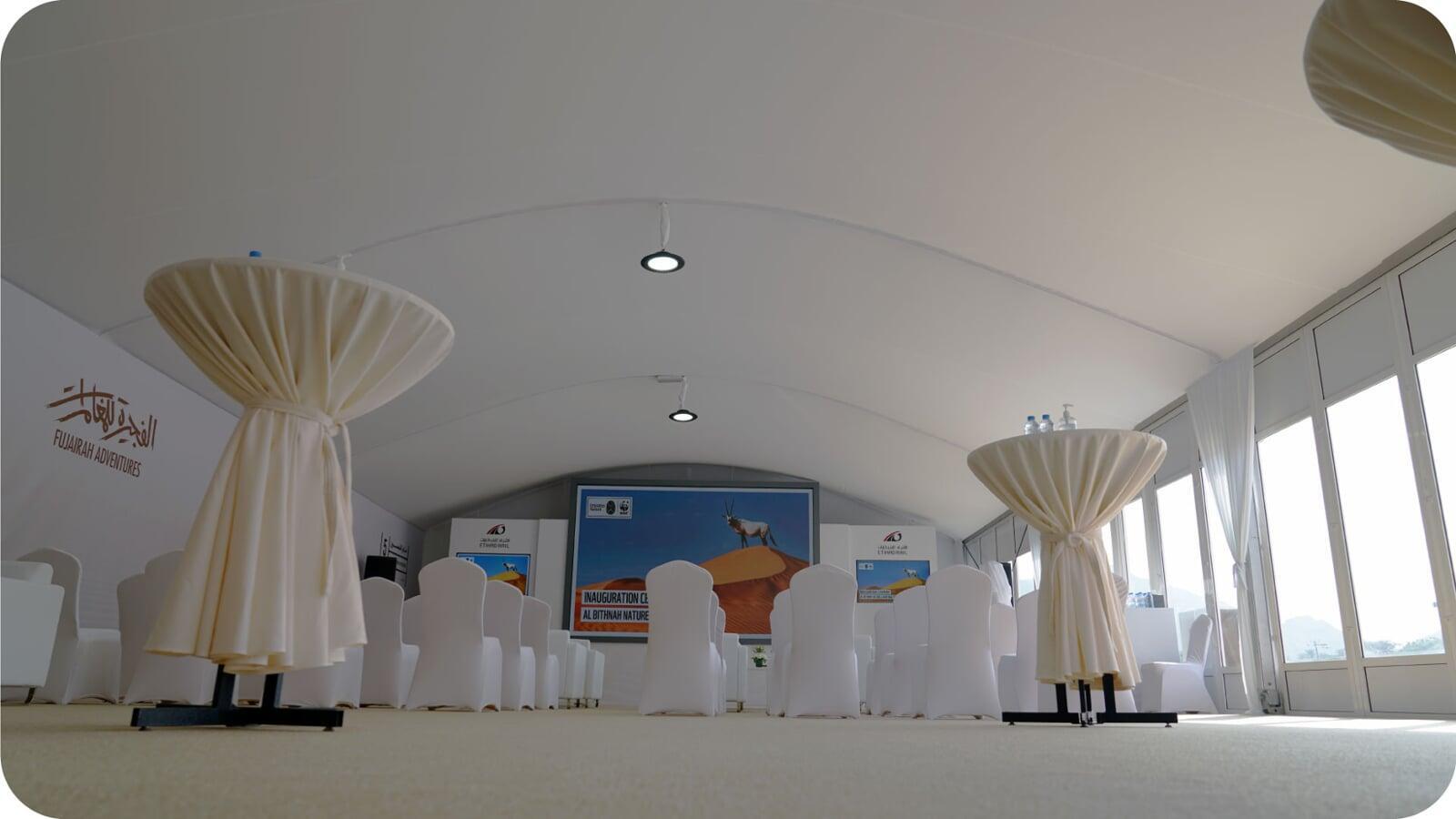 Royal Arch Tent Interior