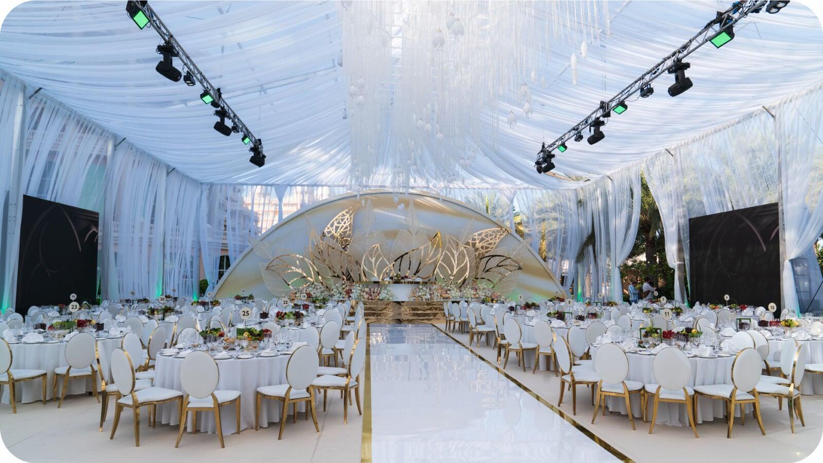 Royal Arch Tent Interior